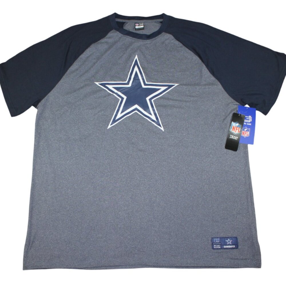 NFL Ultra Game Dallas Cowboys Star Shirt Top Navy Heather Blue Mens XXL 2XL NWT